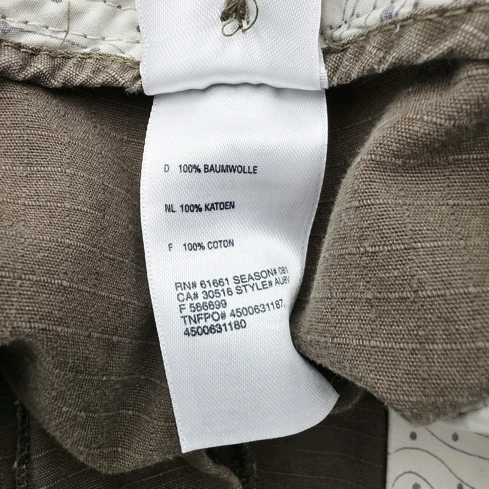 The North Face Mens 32‎ Cargo Shorts Green Ripstop Adjustable Waist 11